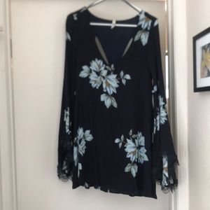 Free People Bell Sleeve Dress